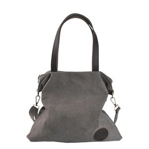 Farmhouse Is My Style brand canvas satchel bag.